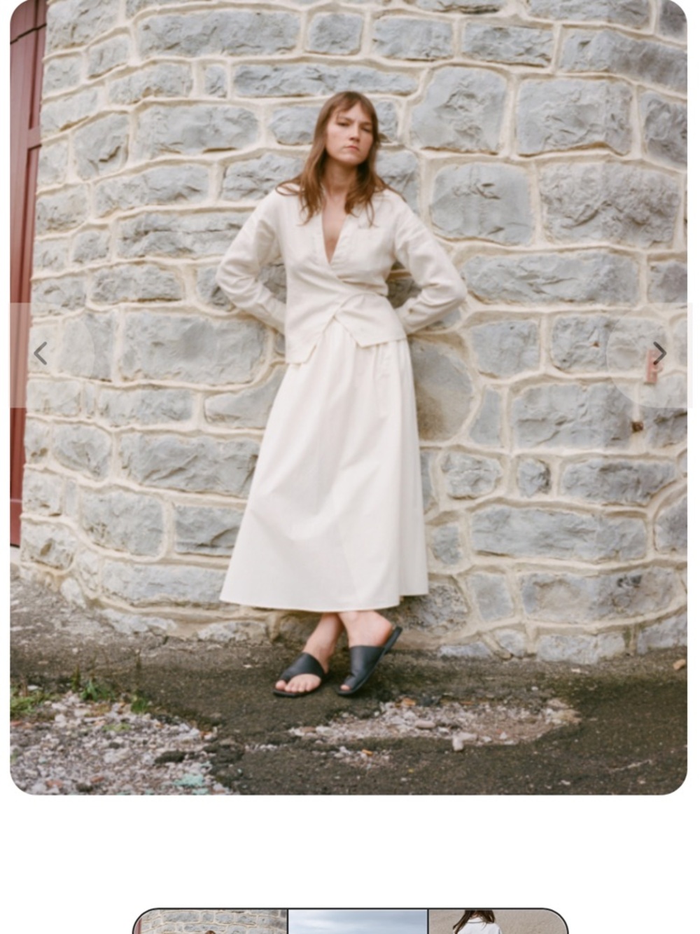 Shaina Mote Cloud Skirt in Cream